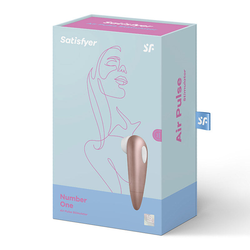 Satisfyer Number 1 Touch-Free Clitoral Stimulator - Rose Gold