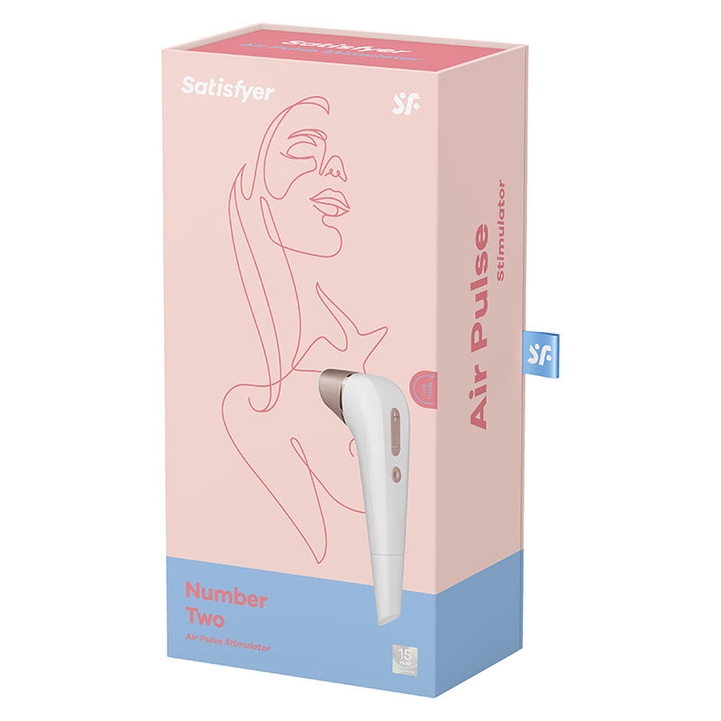 Satisfyer Number 2 Touch-Free Clitoral Stimulator - White