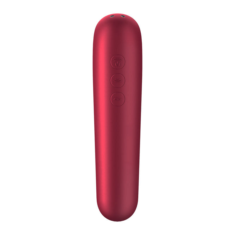 Satisfyer Dual Love App Controlled Touch-Free USB Clitoral Stimulator - Pink