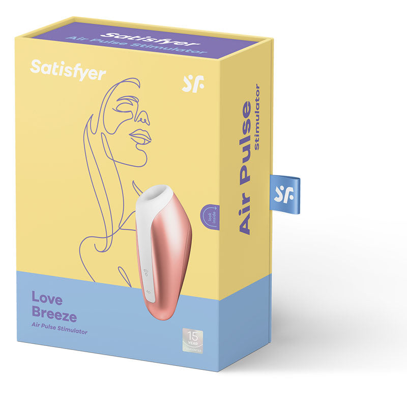 Satisfyer Love Breeze USB Recharge Clitoral Stimulator & Vibration - Copper