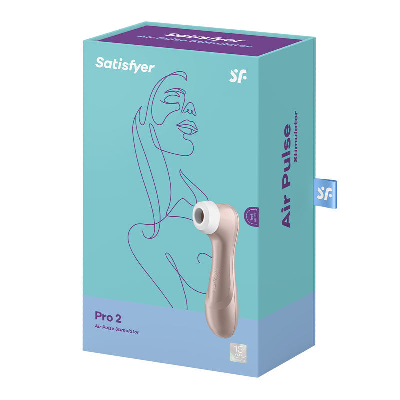 Satisfyer Pro 2 Touch-Free USB-Rechargeable Clitoral Stimulator - Rose Gold