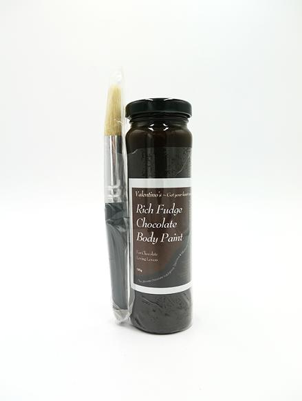 Valentino's Rich Fudge Chocolate Edible Body Paint 185g - Made in Australia