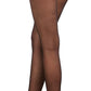 Dreamgirl Sheer Crotchless Pantyhose Black Size OS