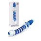 Adam & Eve Twisted Love Glass Dildo - Clear/Blue 24cm (9.5") Double Ended Glass Dong