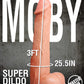 Master Series Master Cock Moby Huge 3 Foot Tall Super Dildo Vanilla 64.77 x 64.77 x 90.17cm 23kg