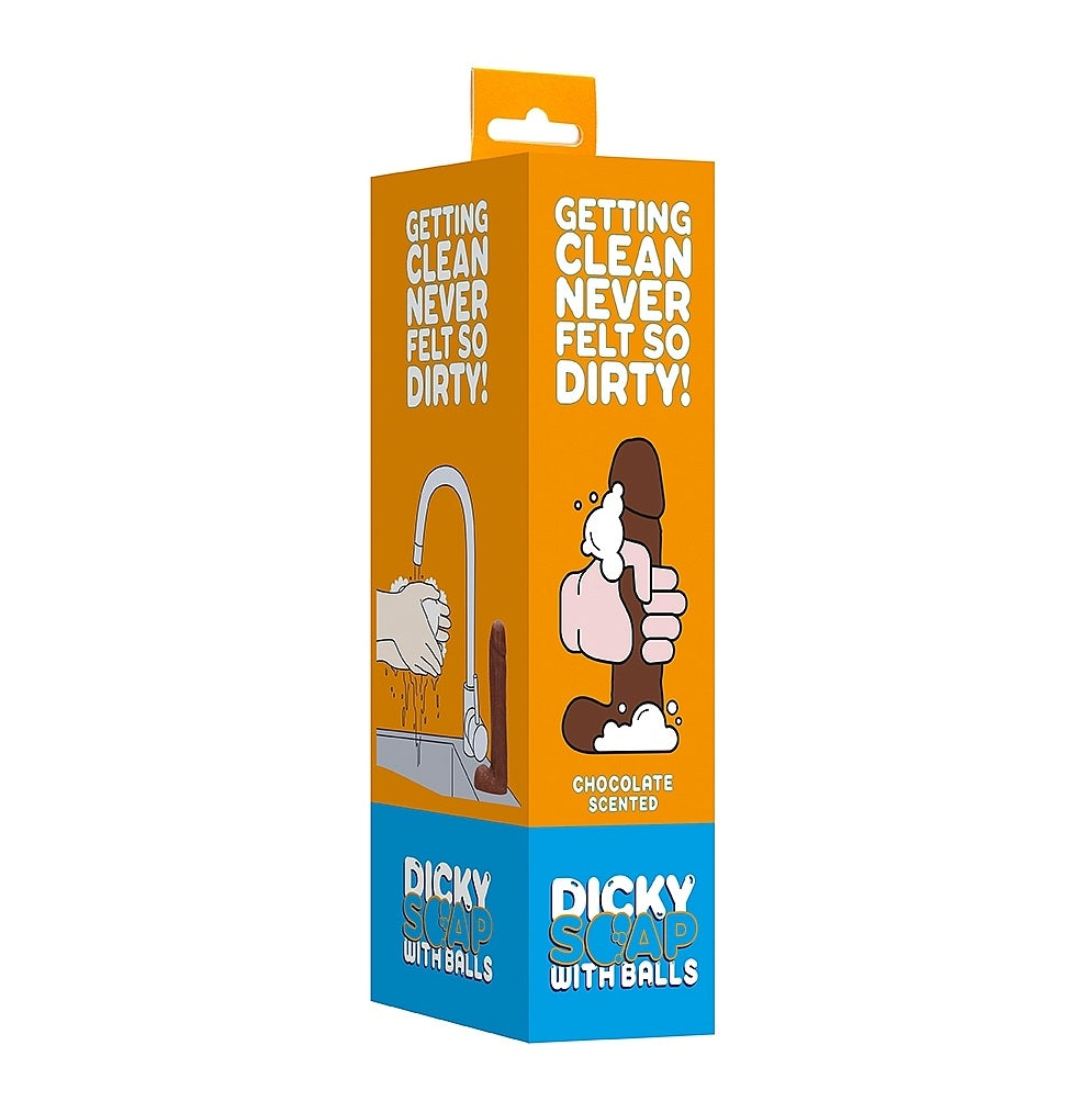 Shots Toys | Dicky Soap With Balls Chocolate Scented