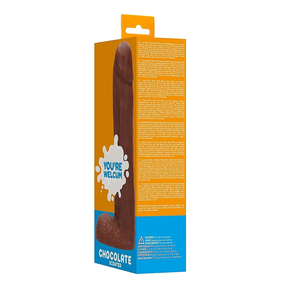 Shots Toys | Dicky Soap With Balls Chocolate Scented