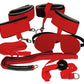 Bad Kitty Red Giant 8-Piece Bondage Set