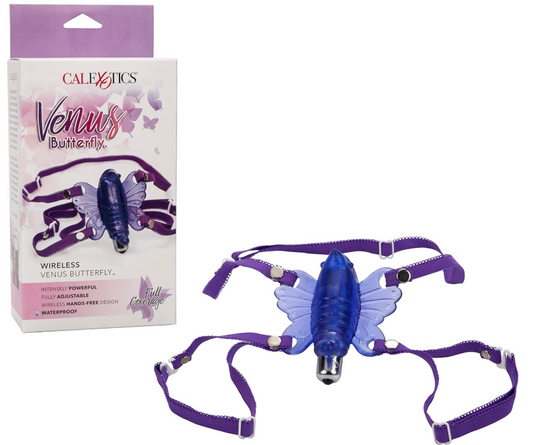 Calexotics Micro-Wireless Venus Butterfly Panty Vibrator - Purple