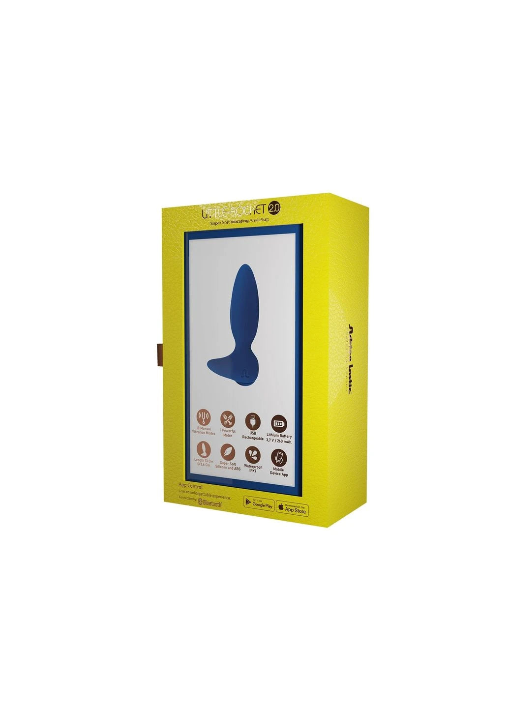 Adrien Lastic Little Rocket II + App Vibrator - Vibrating Anal Plug