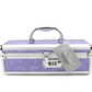The Toy Chest - Small Lockable Vibrator Sex Toy Case Purple 30.5cm x 10cm x 10cm