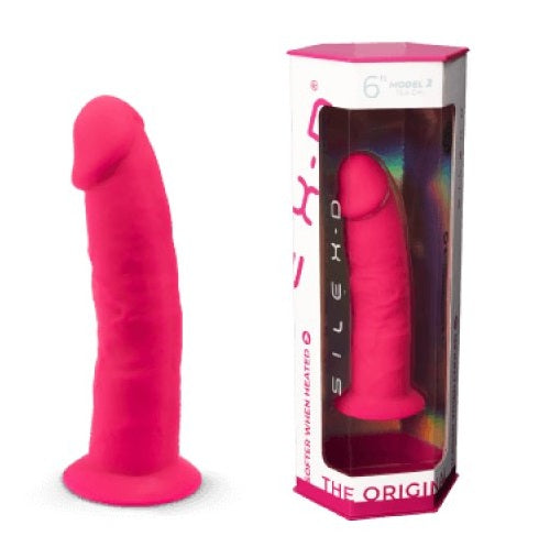 Adrien Lastic Silexd 7.5" Model 2 Realistic Silicone Dildo - Pink