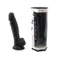 Adrien Lastic Silexd 8" Model 1 Realistic Silicone Dildo - Black