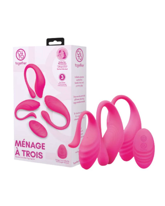 Electric EEL | Together Menage A Trois Remote Control Orgy Egg Set