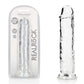 Shots Toys | REALROCK Crystal Clear 10" Straight Dildo No Balls - Translucent
