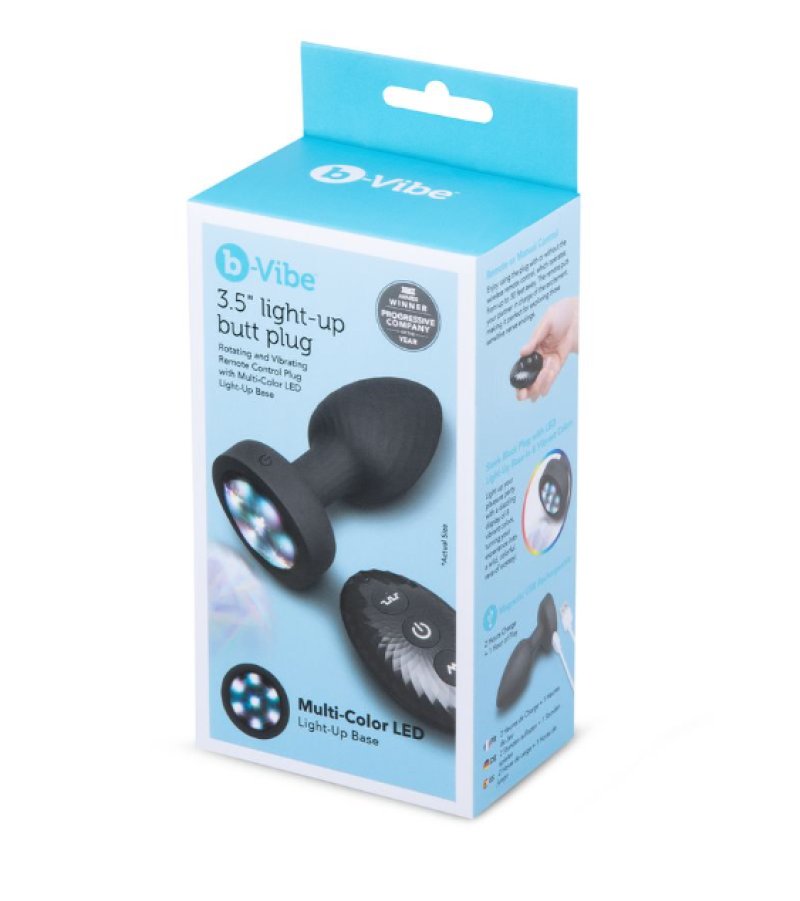 COTR | B-Vibe Light Up Vibrating Butt Plug with Remote