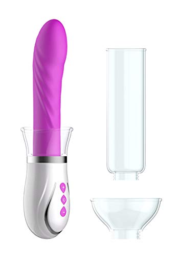 Shots Toys | Pumped Twister 4 in 1 Rechargeable Couples Pump Kit Purple
