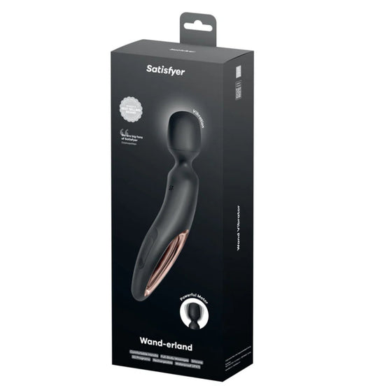 Satisfyer Wand-erland Masssage Wand Vibrator Black