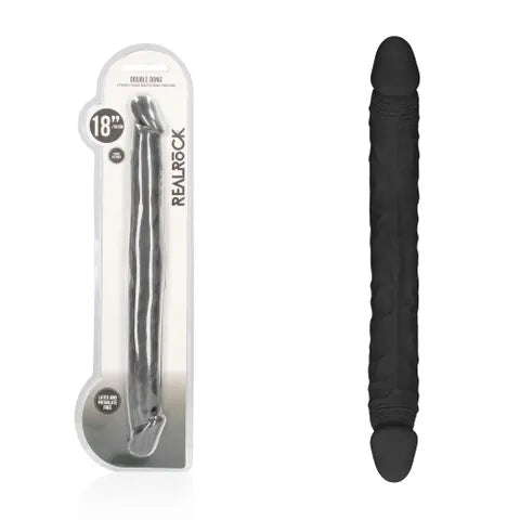 Shots Toys | REALROCK Double Dong 18" - Black
