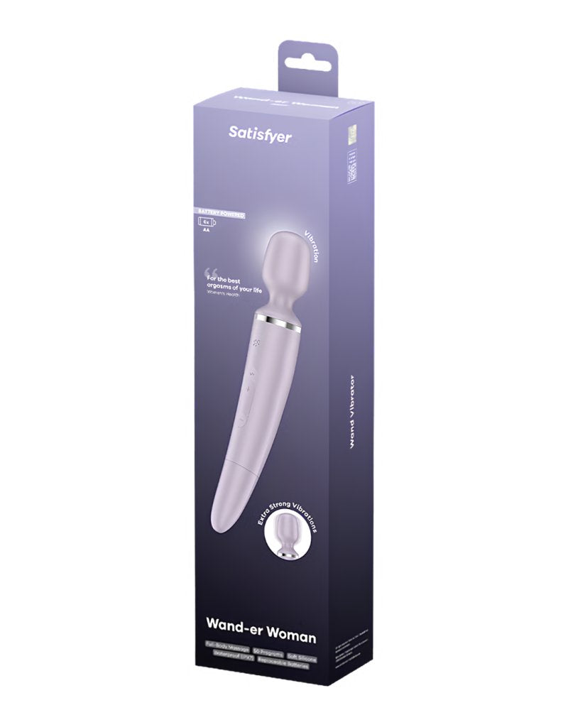 Satisfyer Wand-er Women Battery Series - Massage Wand Vibrator Violet