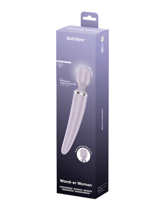 Satisfyer Wand-er Women Battery Series - Massage Wand Vibrator Violet