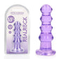 Shots Toys | REALROCK Crystal Clear 5.5" Curvy Dildo/Plug - Purple