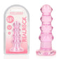 Shots Toys | REALROCK Crystal Clear 5.5" Curvy Dildo/Plug - Pink