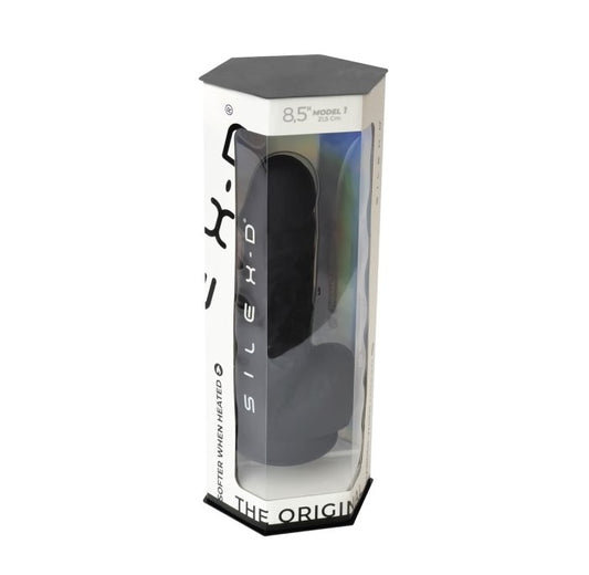 Adrien Lastic Silexd 8.5" Model 1 Realistic Silicone Dildo - Black