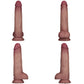 Lovetoy Sliding Skin Pro Dual Layer Silicone Dong Dildo 8.5"