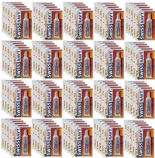 Swiss Navy Chocolate Bliss Lube Lubricant 5ml Sachets (100 Pack)