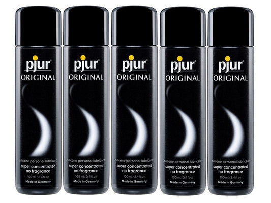 Pjur Original Silicone Lubricant 5x100ml - 5 Pack