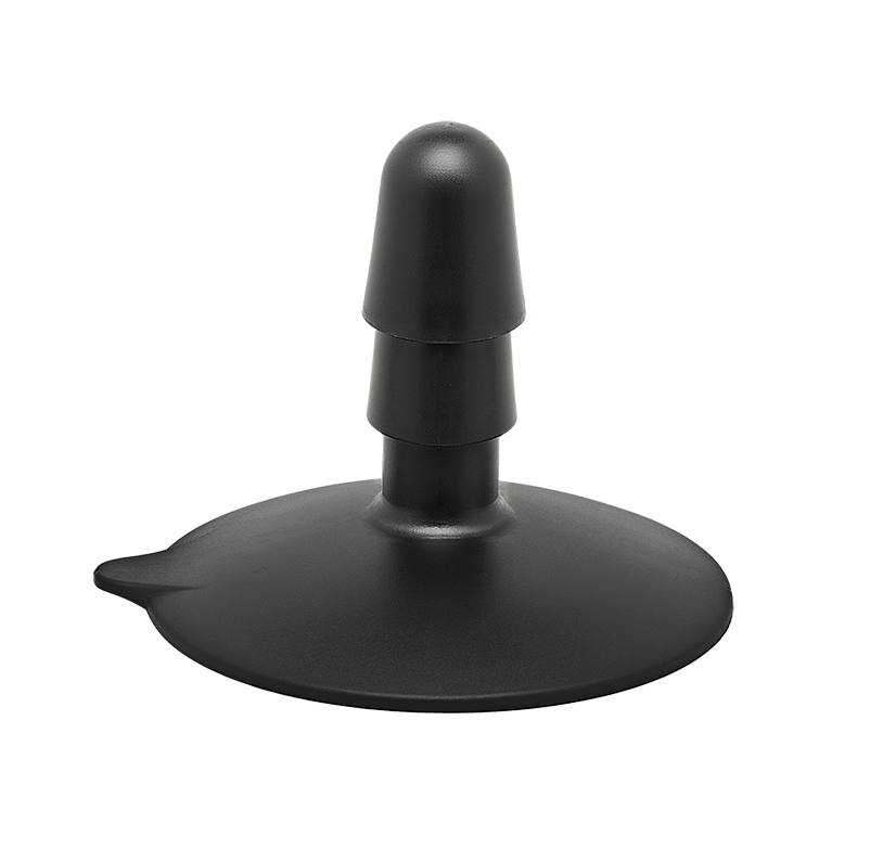 Doc Johnson Vac-U-Lock Large Black Suction Cup Plug