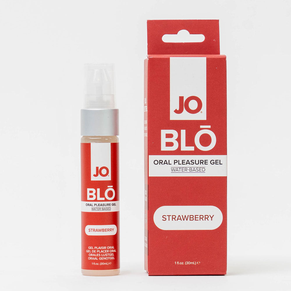 JO Blo Strawberry Flavoured Oral Pleasure Gel 30ml