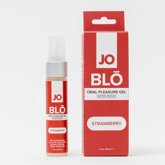 JO Blo Strawberry Flavoured Oral Pleasure Gel 30ml
