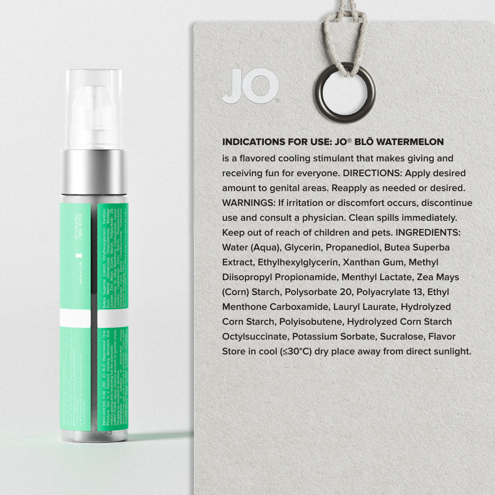 JO Blo Watermelon Flavoured Oral Pleasure Gel 30ml