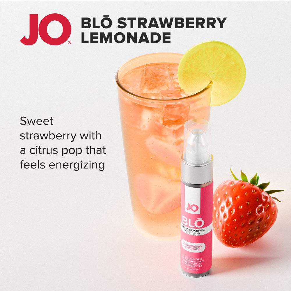 JO Blo Strawberry Lemonade Flavoured Oral Pleasure Gel 30ml