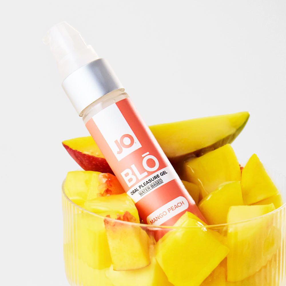 JO Blo Mango Peach Flavoured Oral Pleasure Gel 30ml