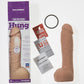 Doc Johnson Vac-U-Lock - ULTRASKYN™ Hung 12" Cock Dildo Dong - Vanilla