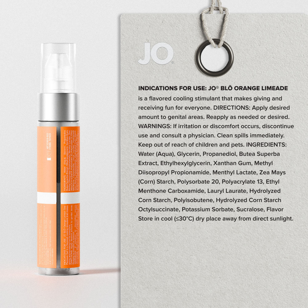 JO Blo Orange Limeade Flavoured Oral Pleasure Gel 30ml