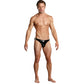 Male Power Moonshine Wet Look Jock Brief Black Size S/M or L/XL