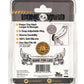 Boneyard Silicone Cock Strap - 3 Snap Ring - Black