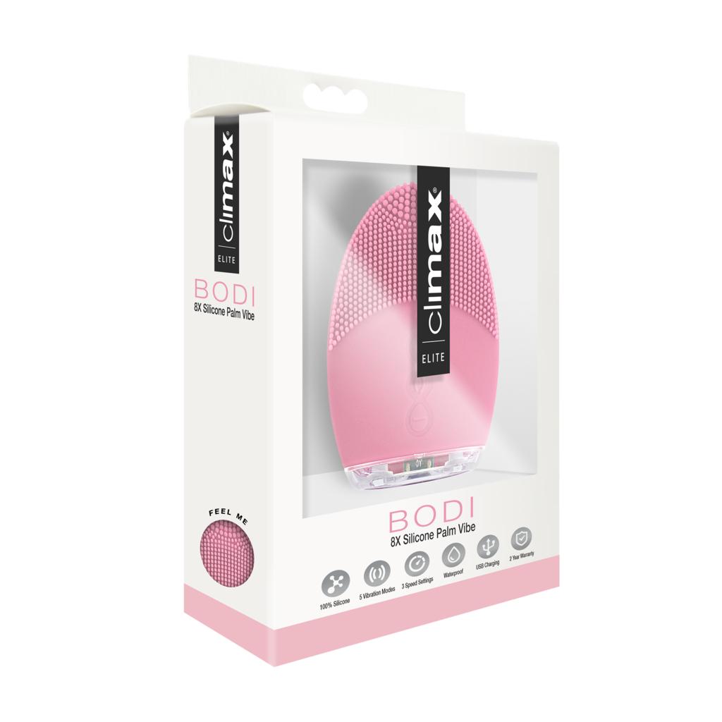 Topco Climax Elite Bodi 15X Silicone Palm Vibe Massager Pink