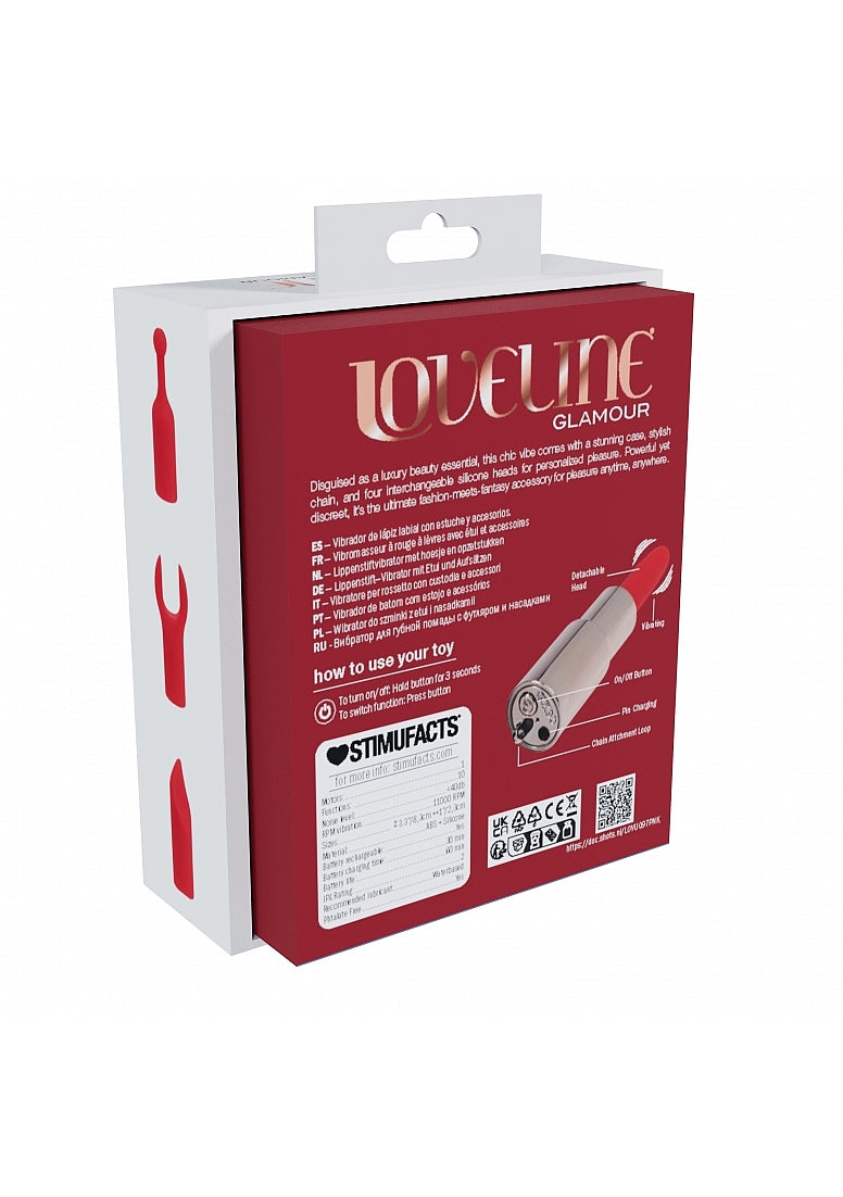 Shots Toys | LOVELINE Glamour Candy - Lipstick Vibrator - Pink