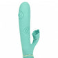 Shots Toys | VIVE Fiore Triple Motor G-Spot Air Wave Vibrating Tapping Flared Clit Stimulator Green
