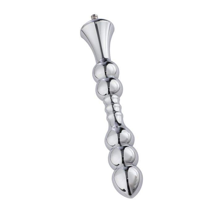 Hismith 8.2" Smooth Aluminium Beaded Anal Dildo (KlicLok)