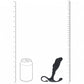 Shots Toys | LEVELZ - Rippled with Hard Loop Silicone Prostate Massager - L - Black
