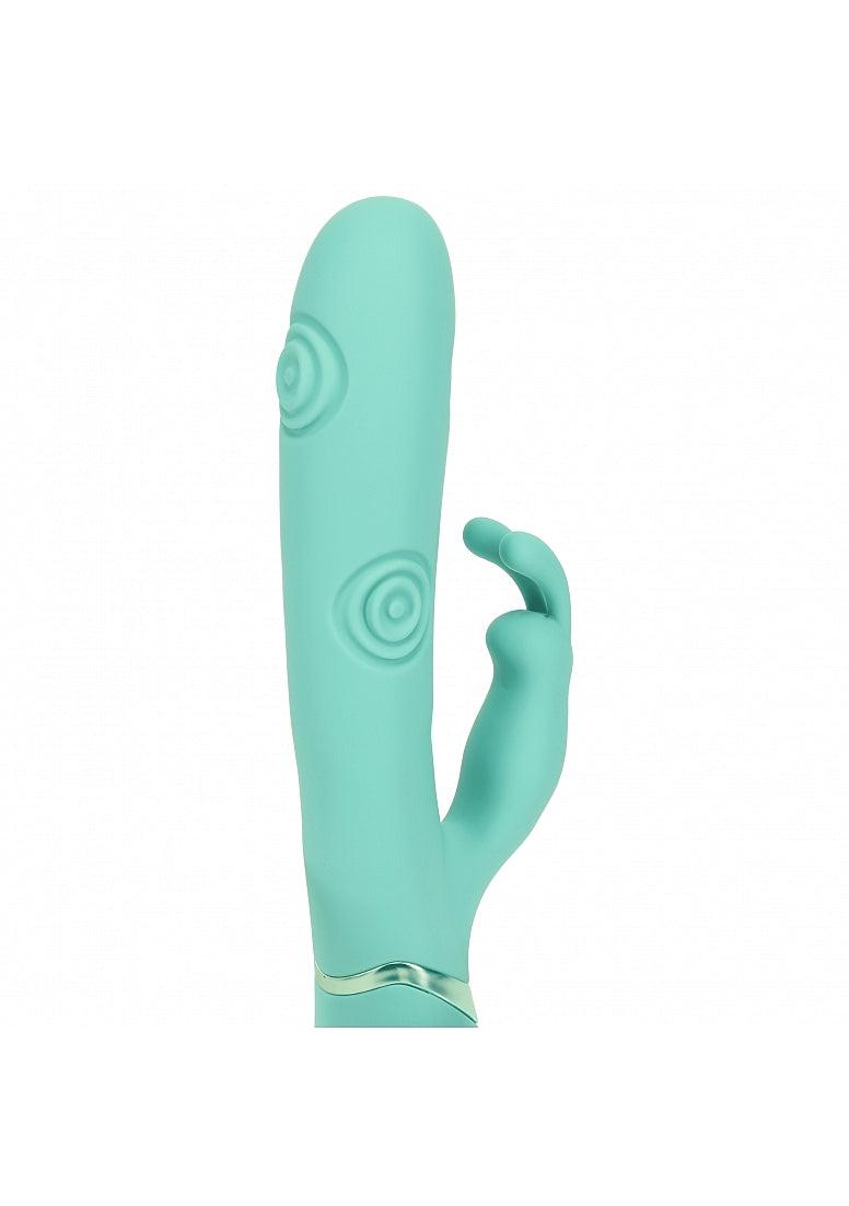 Shots Toys | VIVE Mimi Triple Motor G-Spot Tapping Rabbit Vibrator Green