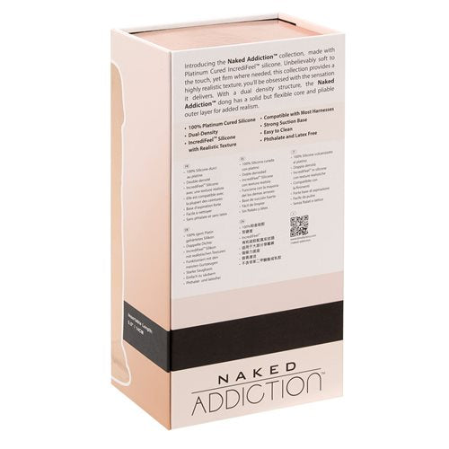 Naked Addiction Dual Density Silicone 8" Dong