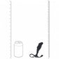 Shots Toys | LEVELZ - Rippled with Hard Loop Silicone Prostate Massager - M - Black