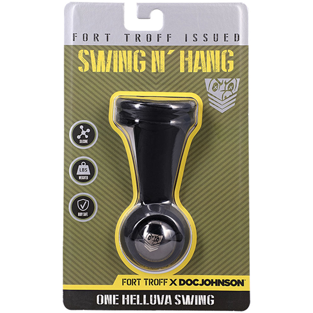 Doc Johnson | Fort Troff - Swing N' Hang - Black Weighted Ball Tugger